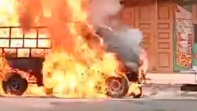 Photo of Mobil Pick Up Grand Max Terbakar di Patumbak