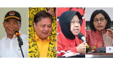 Photo of 4 Menteri Mulai Pemaparan di Podium Sidang, Ketua MK Larang Interupsi