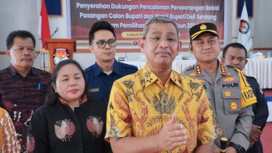 Photo of Pj Bupati Hadiri Sosialisasi Dukungan Pencalonan Balon Bupati dan Wabup Deli Serdang