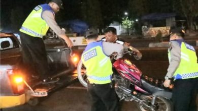 Photo of Polres Tebingtinggi Gelar Patroli Skala Besar, Amankan 35 Ranmor