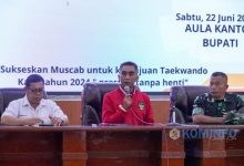 Photo of Muscab Taekwondo Karo, Wabup Karo Terpilih Sebagai Ketua Masa Bakti 2024-2028