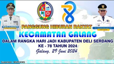 Photo of Pemerintah Kecamatan Galang Gelar Panggung Hiburan Rakyat dalam Rangka Hari Jadi Kabupaten Deli Serdang ke-78