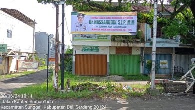Photo of Spanduk Dukungan Hassanudin Maju Calon Gubernur Sumut Bertebaran