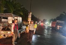 Photo of Patroli Presisi Polresta Deli Serdang Dilaksanakan saat Hujan Deras