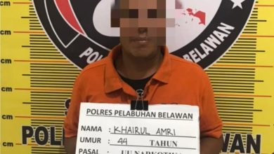 Photo of Sat Narkoba Polres Pelabuhan Belawan Kembali Ciduk Pengedar Narkoba di Jalan Pancing