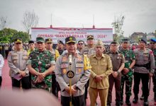 Photo of Kapolda Sumut Pimpin Apel Gelar Pasukan Operasi Mantap Praja Toba 2024