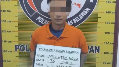 Photo of Sat Narkoba Polres Pelabuhan Belawan Tangkap Pengedar Narkoba di Pasar 6 Desa Helvetia