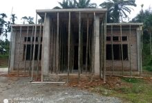 Photo of Bangunan Kantor Wali Nagari Cubadak Tengah yang Sedang Dikerjakan Terlihat Kokoh dan Sangat Bermutu