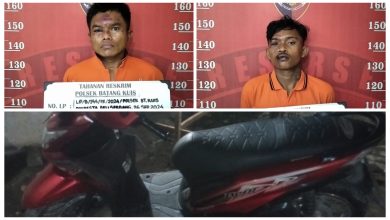 Photo of 2 Warga Percut Sei Tuan Ketahuan Nyolong Sepeda Motor Babak Belur Dihajar Massa