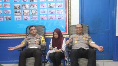 Photo of Sambut Hari Lalu Lintas ke-69, Sat Lantas Polres Langkat laksanakan Donor Darah