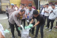 Photo of Barang Bukti Sabu Seberat 21.426,58 Gram Dimusnahkan di Mapolres Langkat