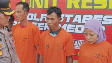 Photo of Tabir Kematian Dameriahta Tarigan Terungkap, Polsek Medan Tembung Tangkap 4 Pelaku