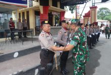 Photo of Silaturahmi Pangdam I/BB Mayjen TNI Rio Ferdianto SH beserta Rombongan di Mapolresta Deli Serdang