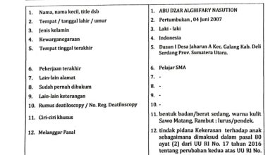 Photo of Foto DPO Pembacok Pelajar di Bangun Purba Disebar Polresta Deli Serdang