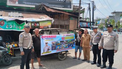 Photo of Satuan Lalu Lintas Polresta Deli Serdang, Laksanakan Sosialiasi Ops Keselamatan Toba 2025