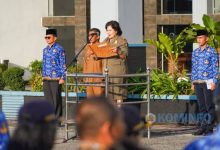 Photo of Masa Jabatan Berakhir, Bupati Karo Cory Sebayang Pimpin Apel Gabungan