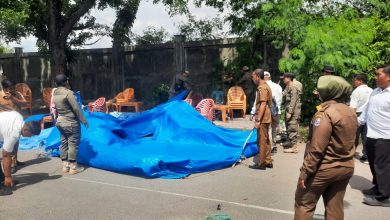 Photo of Satpol PP Deli Serdang Lakukan Penertiban PKL di sekitar Gedung Astaka Medan Estate