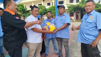 Photo of KONI Deli Serdang Support Turnamen Volly KONI Cup I Namorambe