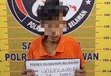 Photo of Sat Narkoba Polres Pelabuhan Belawan Tangkap Pengedar Shabu di Marelan