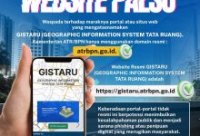 Photo of Kementerian ATR/BPN Imbau Masyarakat Waspadai Situs Palsu Berkedok Layanan GISTARU