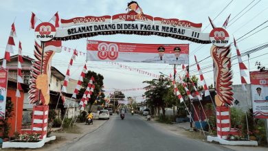 Photo of Desa Pagar Marbau III Juara Lomba Hias Gapura se Deli Serdang