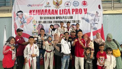 Photo of Liga Pro V Taekwondo Tebing Tinggi Sukses Digelar, KTTC Medan Johor Raih Juara Umum