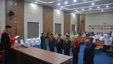 Photo of Ketua Pengadilan Tinggi Banda Aceh Lantik 4 Panitera Pengganti dan 20 PPPK