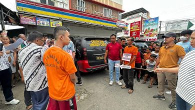 Photo of Polsek Sunggal Gelar Rekontruksi Ulang Kasus Pembunuhan Berencana Pekerja Panglong, 11 Adegan Diperagakan