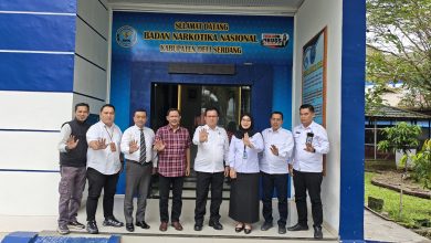 Photo of Ketua LPA Junaidi Malik Audensi ke Markas BNN Deli Serdang
