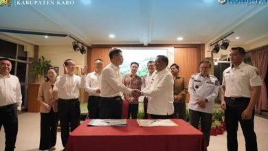 Photo of Bupati Karo Terima Kunjungan Delegasi Pemerintah Distrik Jinning Kota Kunming Tandatangani Kesepakatan Bersama