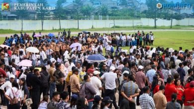 Photo of Pemkab Karo Bersama Ribuan Pemuda Karo Gelar Apel Akbar dan Deklarasikan Perang Melawan Narkoba di Tanah Karo