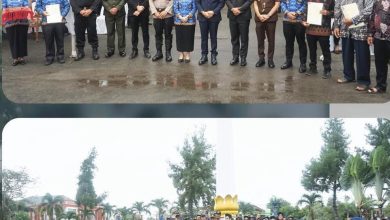 Photo of Peringati Hari Bela Negara ke-77, Kantor Pertanahan Tebing Tinggi Serahkan Sertipikat Aset Pemko dan Tanah Wakaf