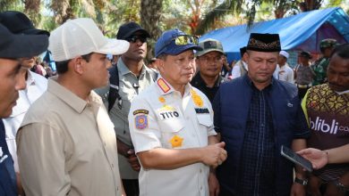 Photo of Mendagri dan Wagub Aceh Meninjau Langkahan Aceh Utara Menyerahkan Bantuan