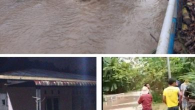 Photo of Hujan Deras Landa Desa Lau Mulgap Namorambe, Akibatkan Sungai Simeme dan Deli Meluap