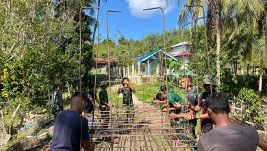 Photo of Pembangunan Jembatan Perintis Garuda Tahap III di Linge Capai Progres 7,07 Persen