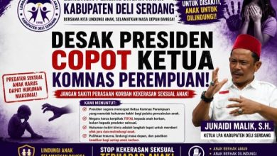 Photo of LPA Deli Serdang Desak Presiden Evaluasi Ketua Komnas Perempuan Terkait Penolakan Hukuman Kebiri