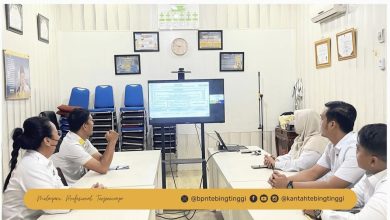 Photo of Kantor Pertanahan Kota Tebing Tinggi Ikuti Bimbingan Teknis Percepatan Maturitas SPIP Secara Daring