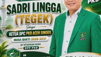 Photo of H. Sadri Lingga Terpilih Memimpin Partai Kebangkitan Bangsa (PKB) Aceh Singkil, Bupati Ucapkan Selamat