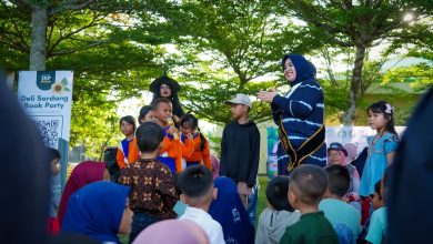 Photo of Keceriaan Anak Warnai Lapak Baca DELSERA di Batangkuis