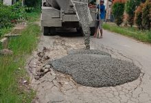 Photo of PKS PT Bintang Sawit Cemerlang Galang Kembali Lakukan Pengecoran Jalan Rusak