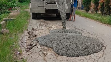 Photo of PKS PT Bintang Sawit Cemerlang Galang Kembali Lakukan Pengecoran Jalan Rusak