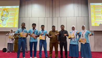 Photo of SMAN 7 Banda Aceh Sabet 2 Medali Emas dan 3 Medali perak Pada ajang O2SN Kota Banda Aceh