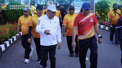Photo of Peringati HUT Bhayangkara ke-80,Bupati Karo Bersama Forkopimda Ikuti Olahraga Bersama di Berastagi
