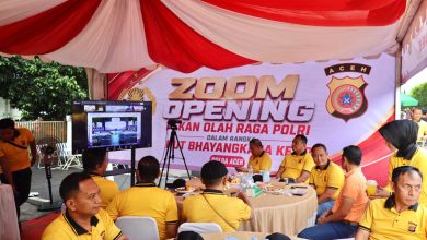 Photo of Kapolda Aceh Hadiri Secara Virtual Pembukaan Pekan Olahraga Polri Dalam Rangka Hari Bhayangkara ke 80