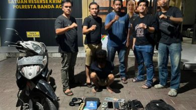 Photo of Residivis Kambuhan Berulah Ditangkap Tim Rimueng Koetaraja, 6 Handphone dan BPKB Motor Disita dari Pelaku