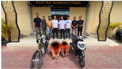 Photo of Dua Terduga Pelaku Curanmor di Banda Aceh Dibekuk Tim Rimueng Koetaradja, Barang Bukti Ditemukan di Aceh Utara