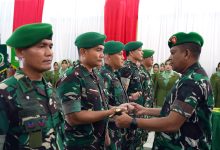 Photo of Danrem Brigjen Ali Imran Pimpin Sertijab Lima Dandim Jajaran Korem Lilawangsa