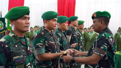 Photo of Danrem Brigjen Ali Imran Pimpin Sertijab Lima Dandim Jajaran Korem Lilawangsa