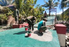 Photo of Gotong Royong Kodim 0108/Agara dan Warga Percepat Penyelesaian Jembatan Gantung Perintis di Aceh Tenggara