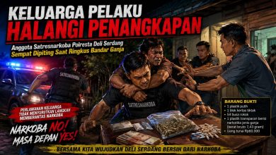 Photo of Sebelum Ditangkap, Personil Polresta Deli Serdang Sempat Duel dengan Agen Ganja